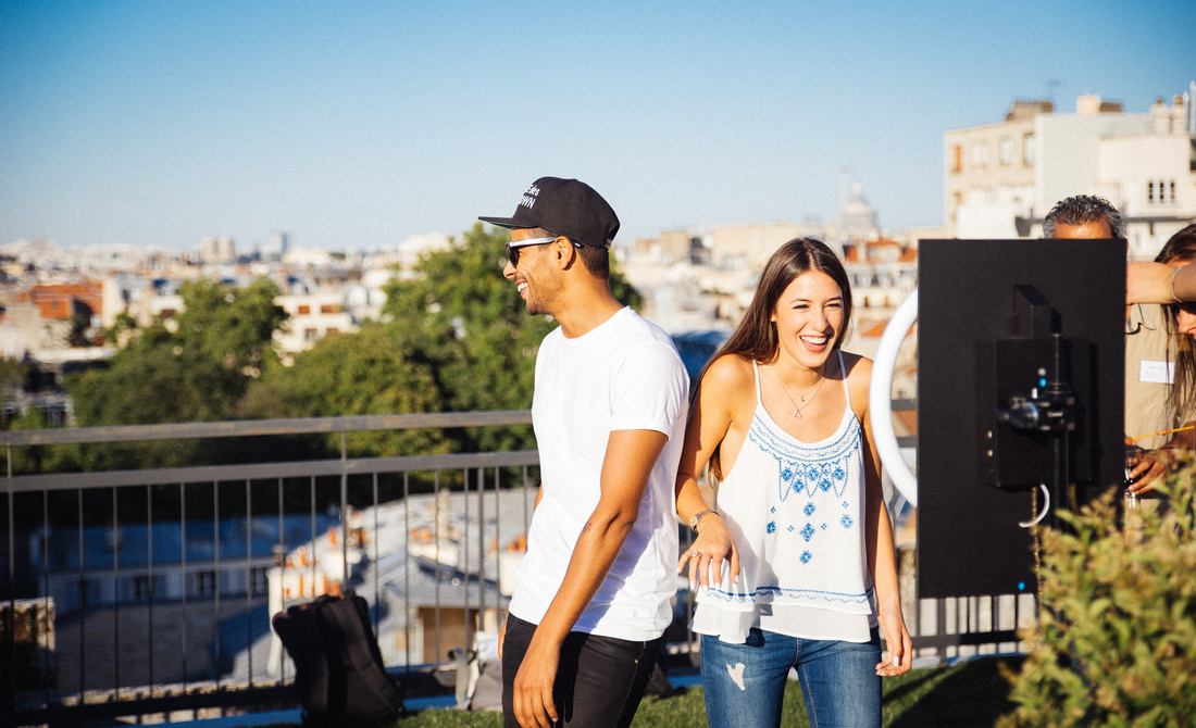 Soirée sur les toits de Paris