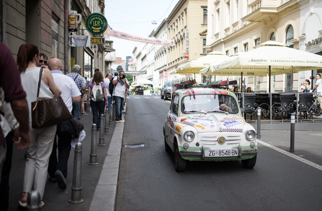 Coccinelle dans les rues de Zagreb 