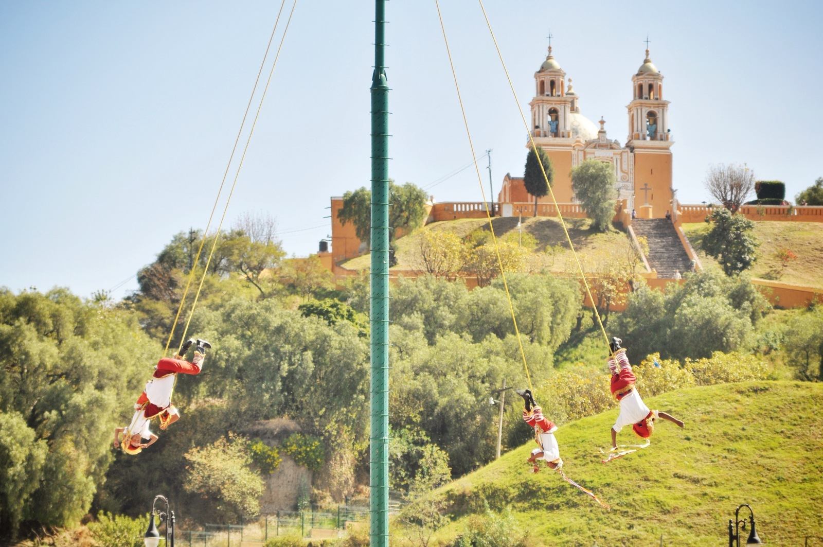 Voladores, San Pedro de Cholula