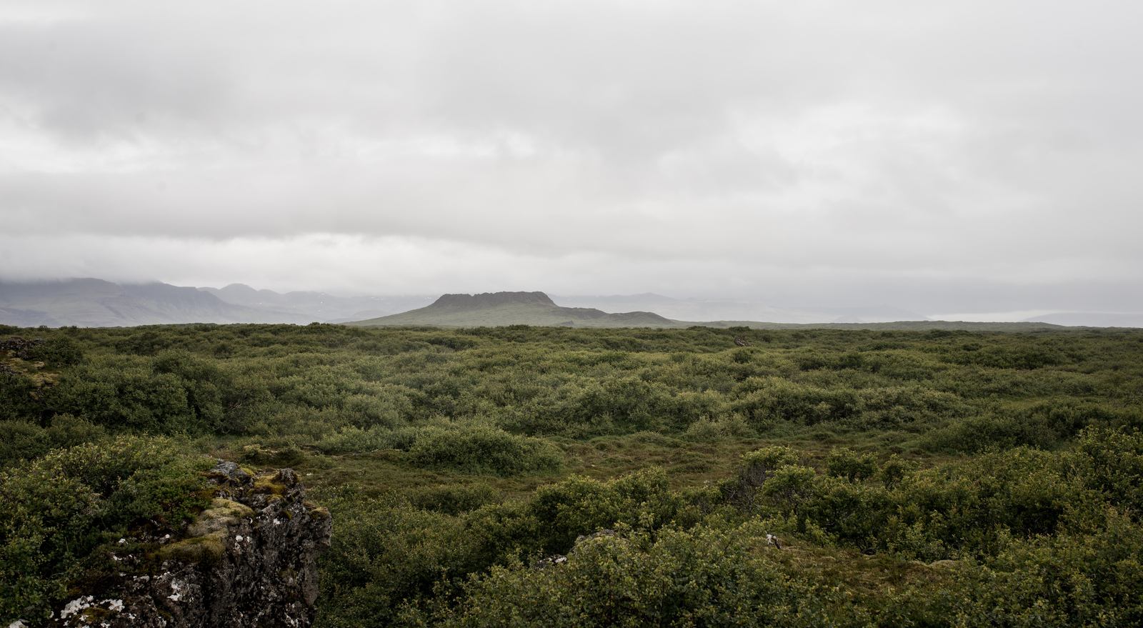 En route pour voir le cratère 