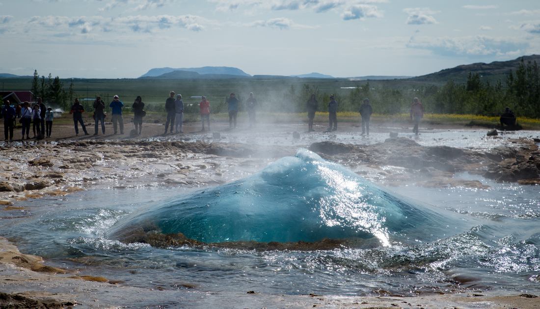 Bulle d'eau de Strokkur
