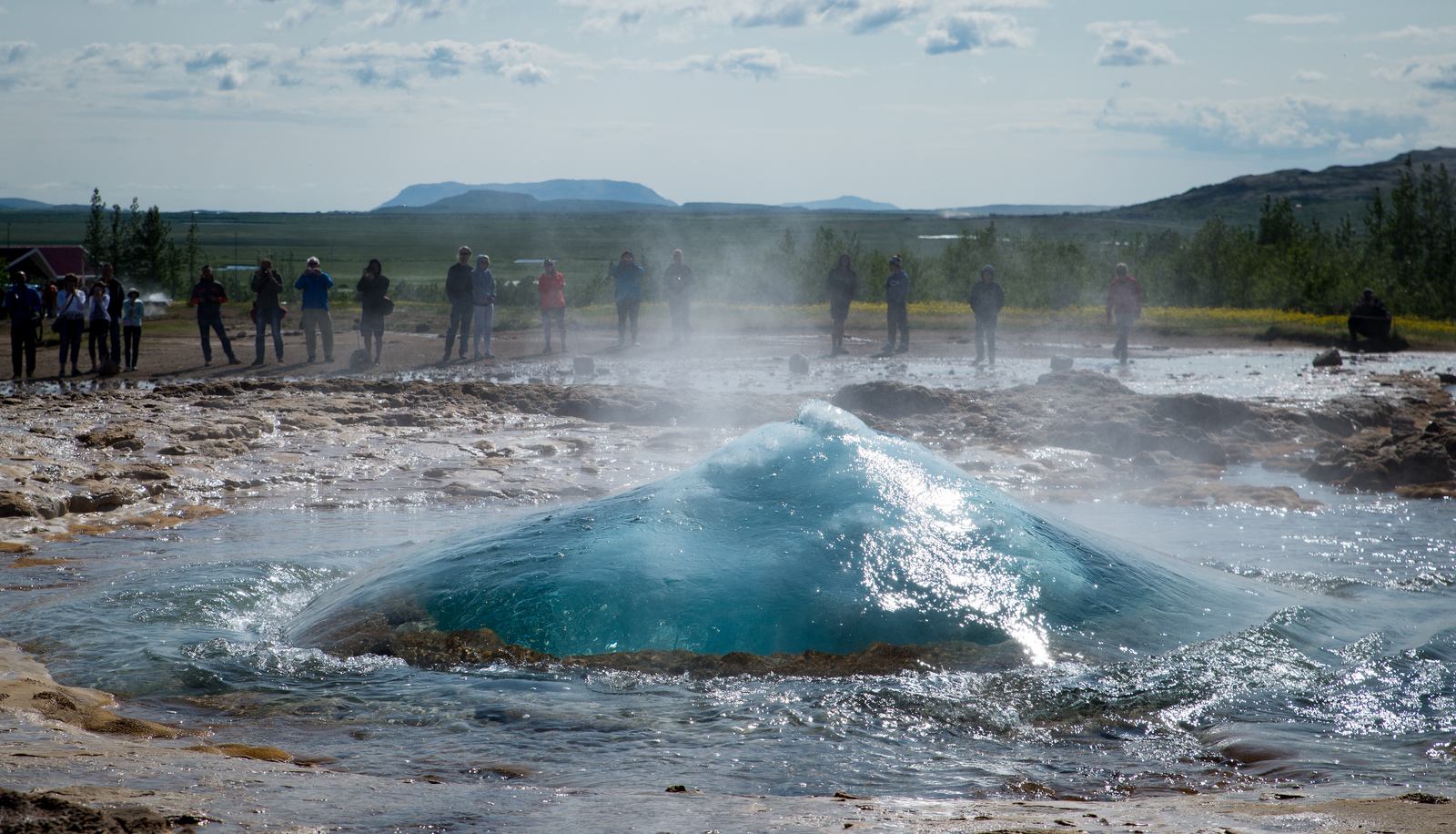 Bulle d'eau de Strokkur