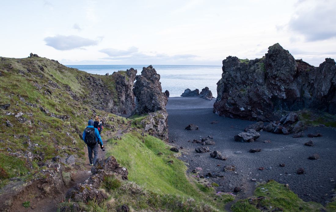 Diner sur la plage de Djupalonssandur