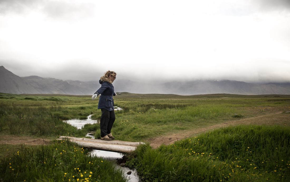 S'amuser sur un petit pont