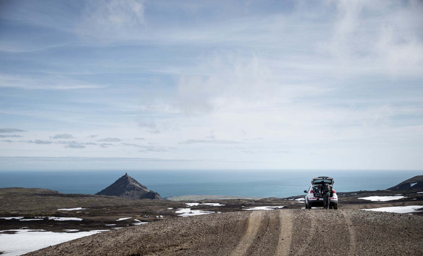 Piste menant au glacier 