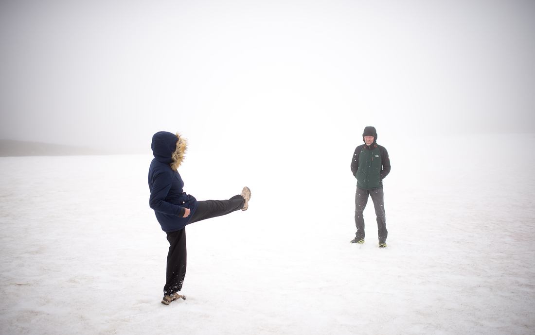 S'amuser dans la neige