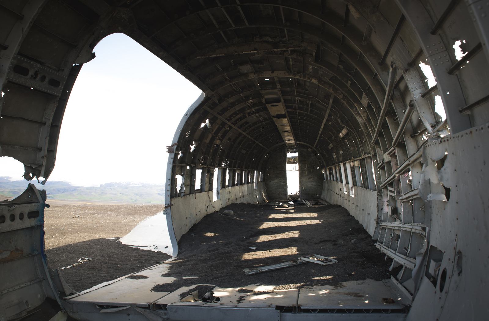 Intérieur de l'avion 