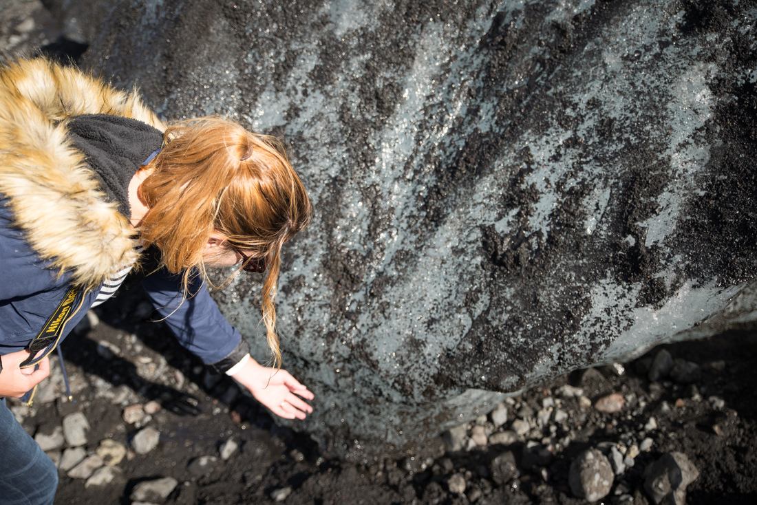 Toucher le glacier 