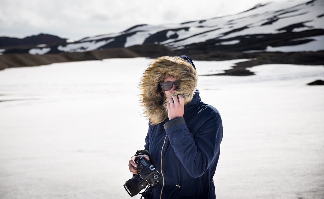 Sur le glacier Snaefellsjökull