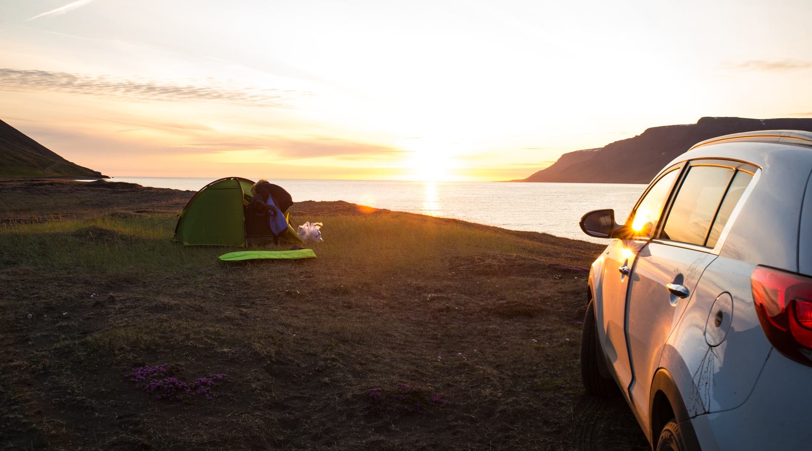 Camper en pleine nature en Islande