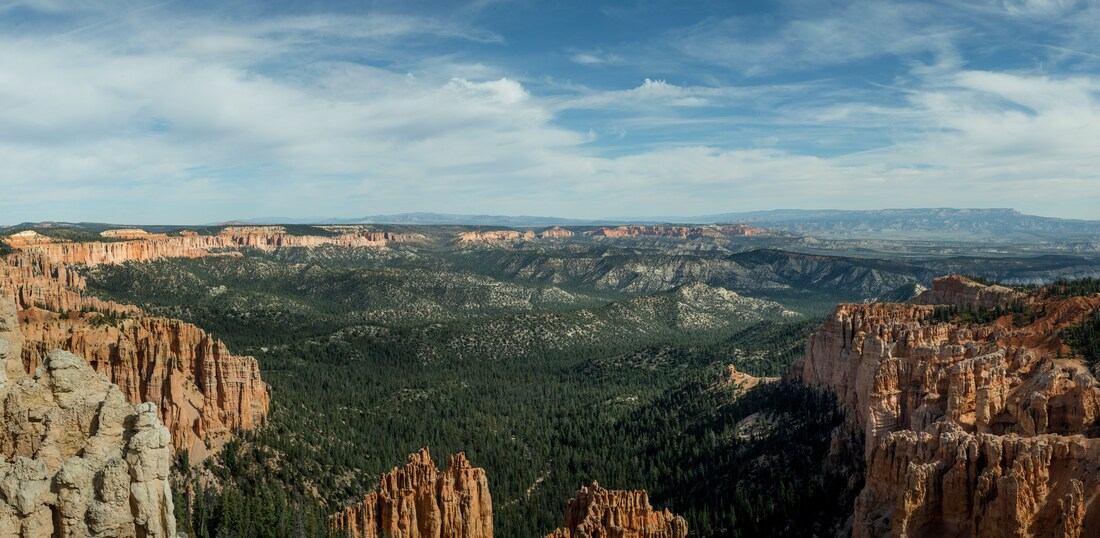Vue panoramique sur Bryce 