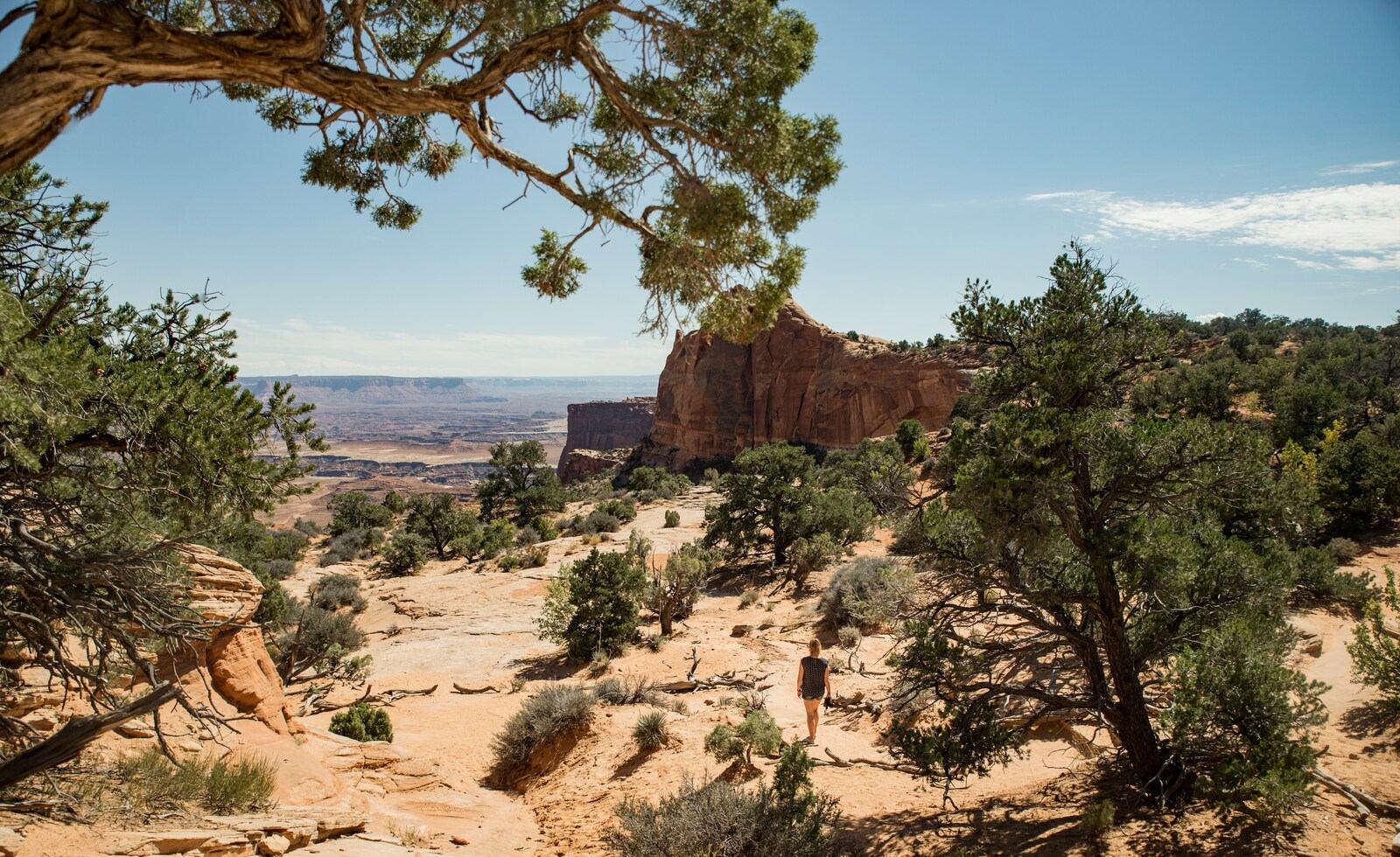 En route pour Mesa Arch 