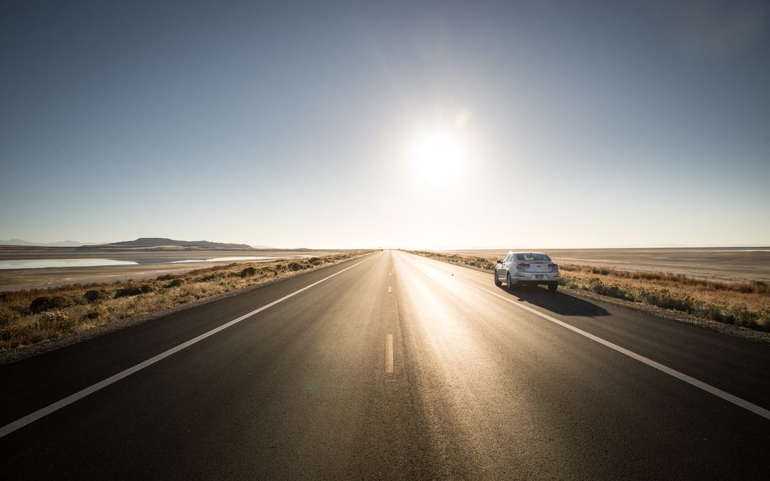 En direction d'Antelope Island