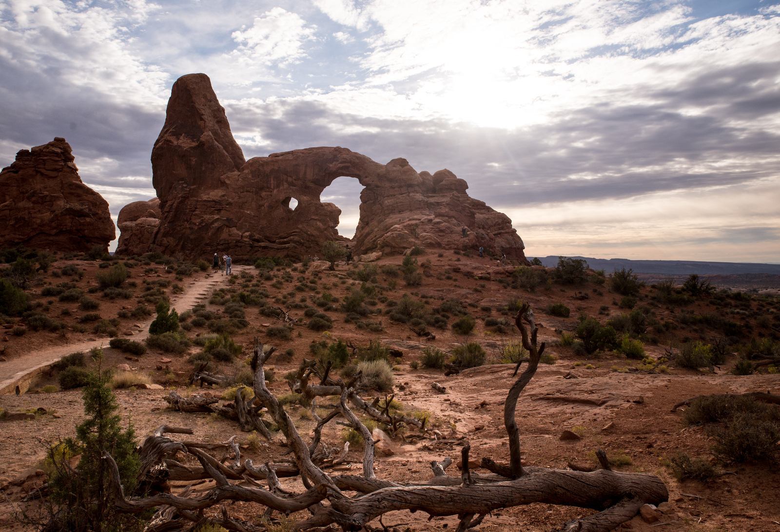 Arches en fin de journée Arches en fin de journée