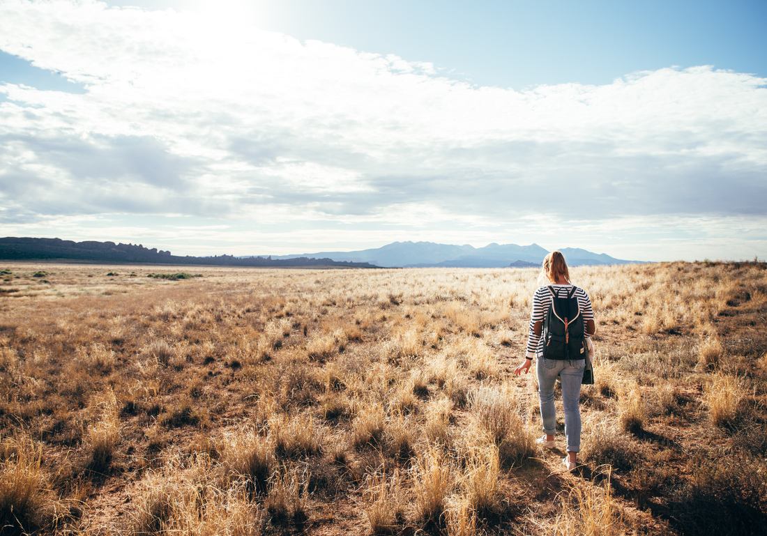 Après la montgolfière dans Arches 