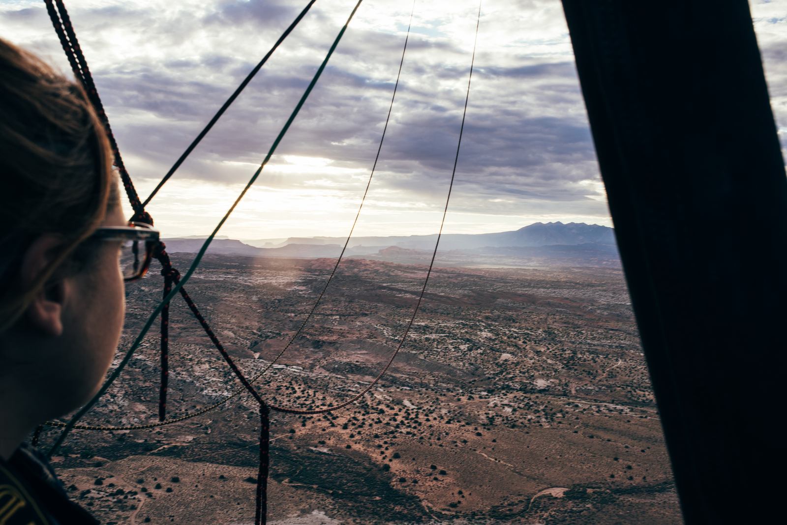 Depuis la montgolfière 