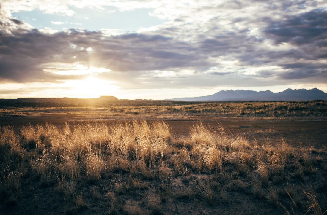 Soleil rasant sur Moab 
