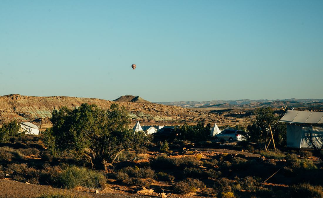 Voir les montgolfières s'envoler 