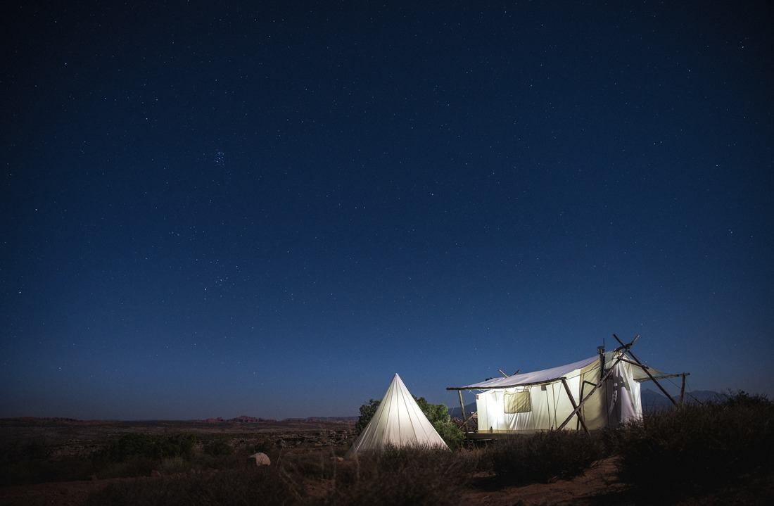 Moab under canvas