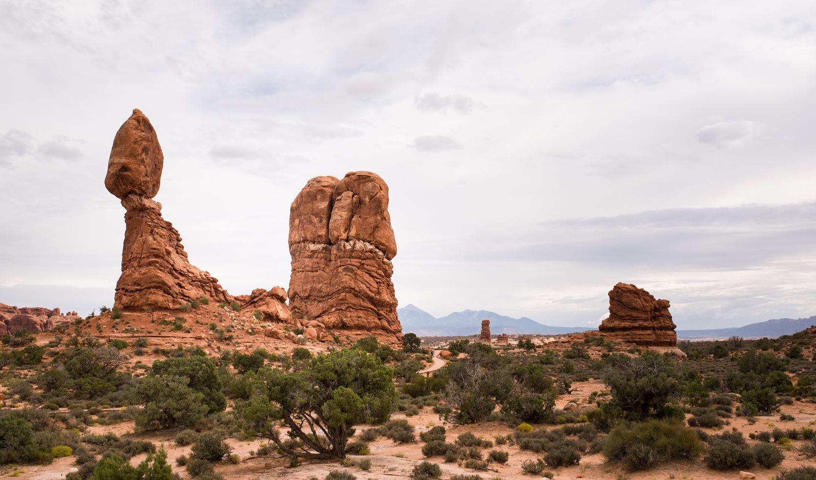 Vue sur Balanced Rock 