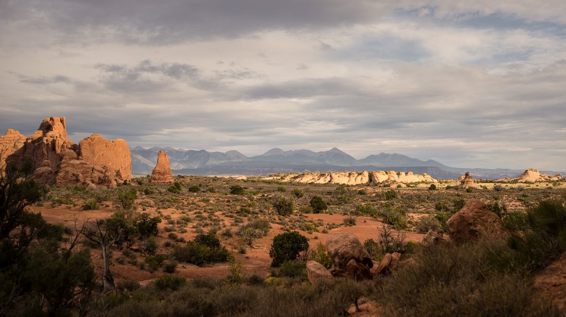 Coucher de soleil sur Arches 