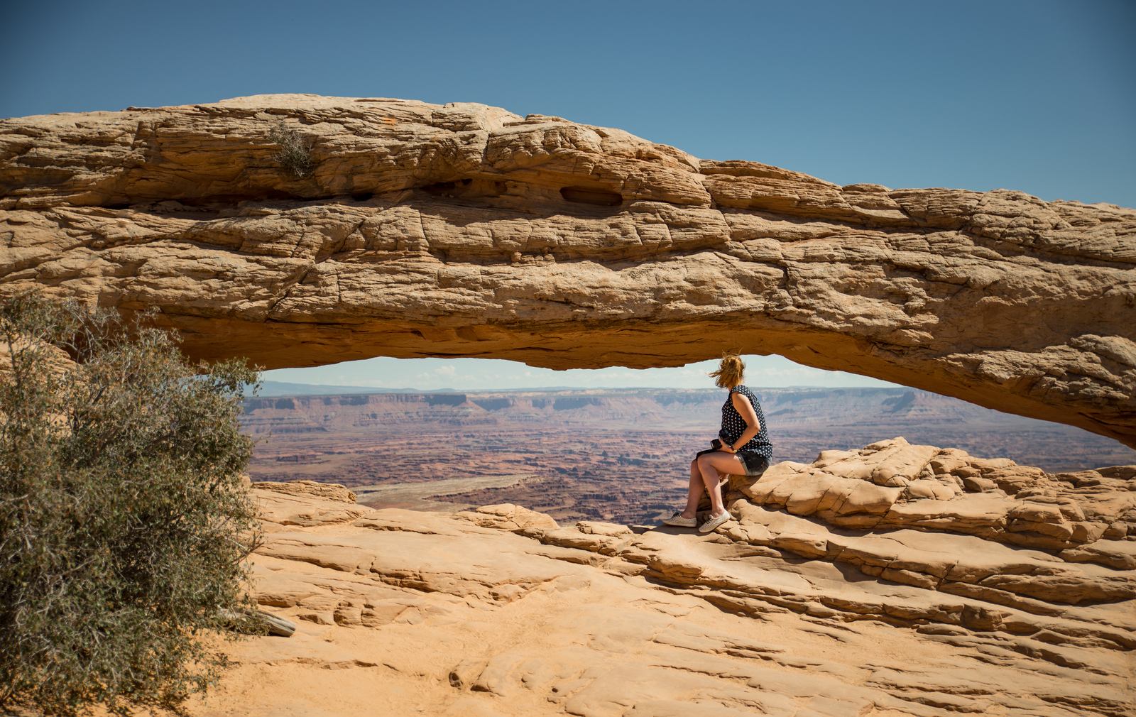 Manue à Mesa Arch Manue à Mesa Arch