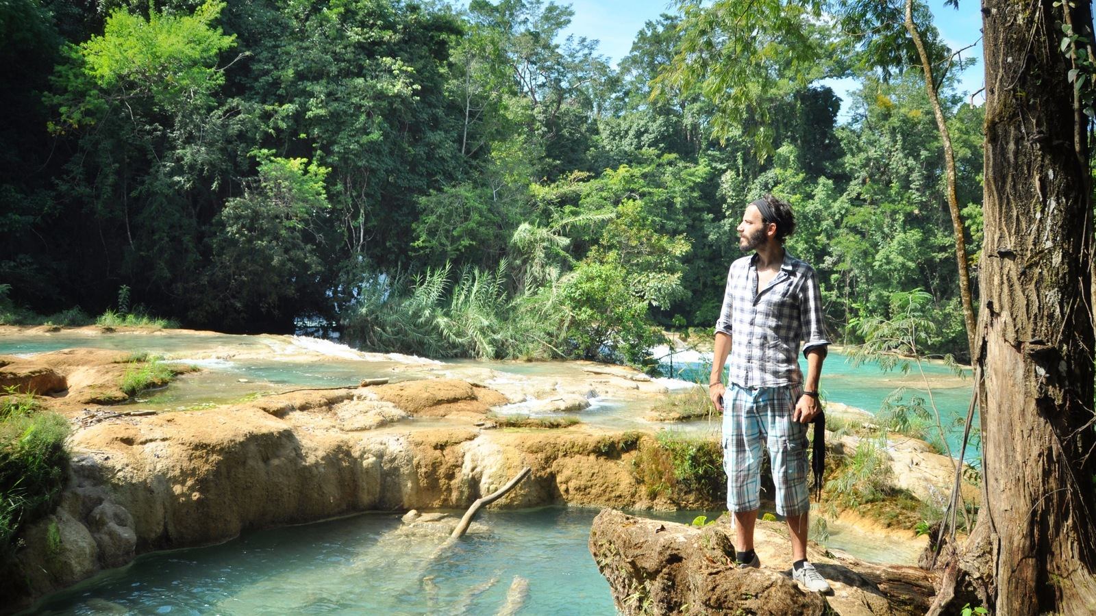 Seb à Agua Azul