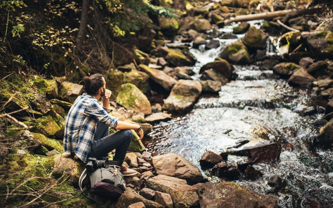 Pause près de la rivière