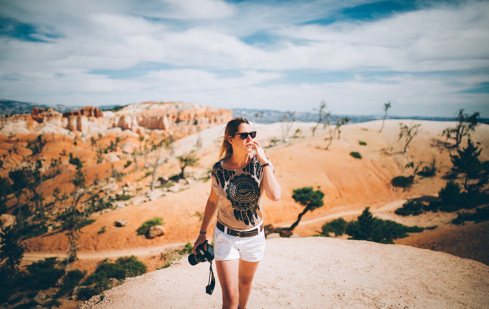 Sur le Navajo loop trail Sur le Navajo loop trail