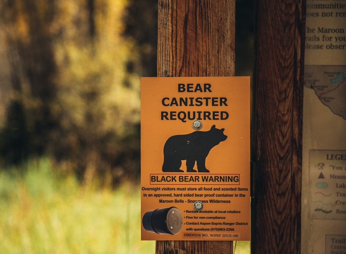 Bear Canister required
