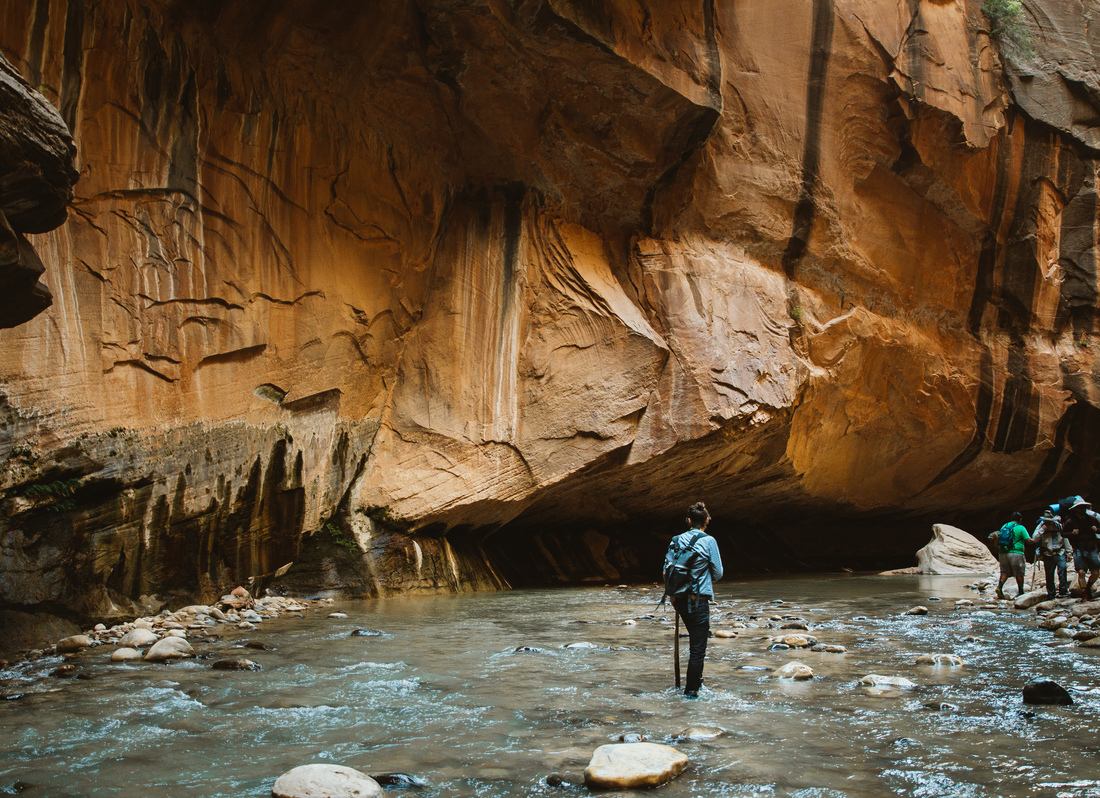 Seb au coeur des Narrows 