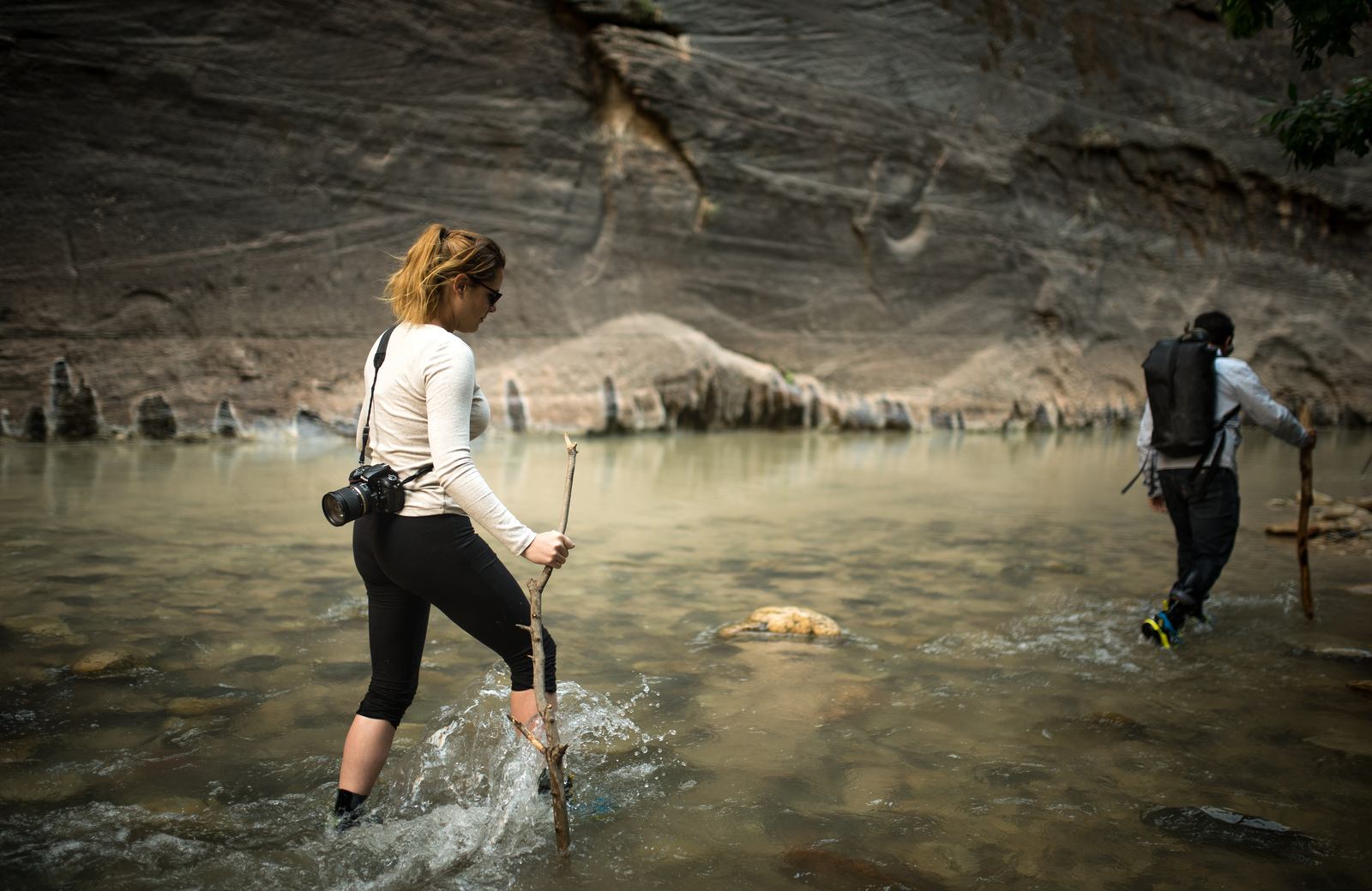 Les pieds dans la Virgin River, Narrows