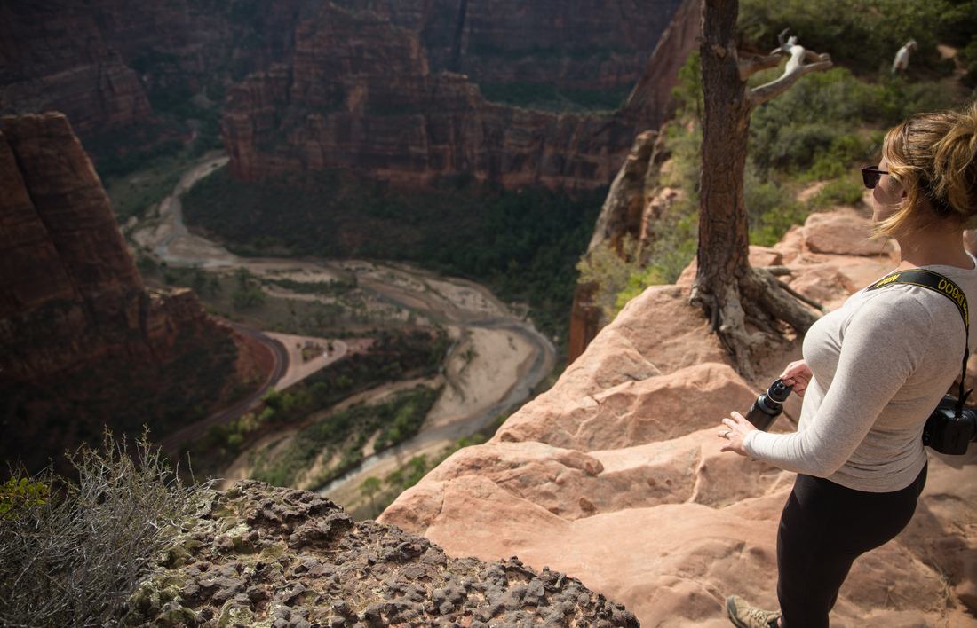 Une fois arrivé au sommet de Angel's Landing trail