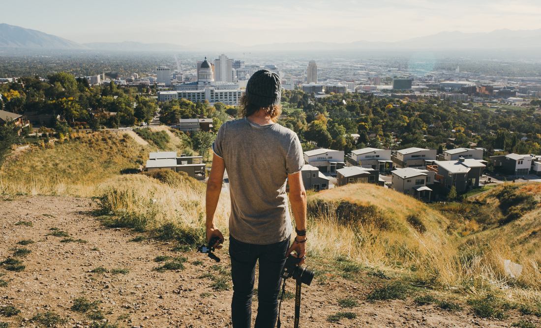 Depuis les hauteurs de Salt Lake 
