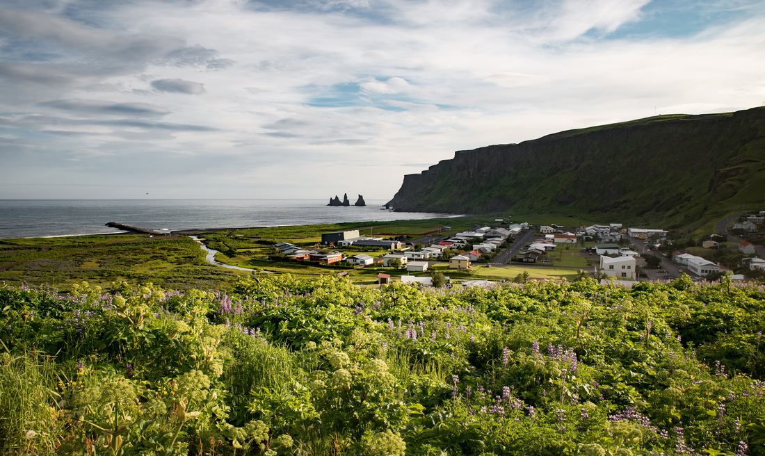 Depuis les hauteurs de Vik