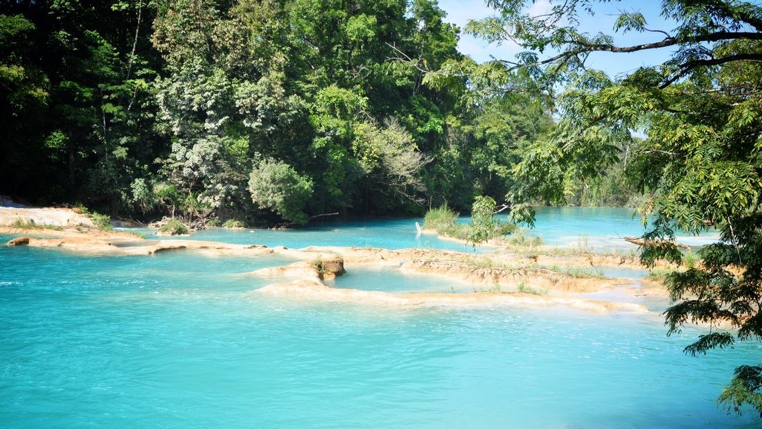 Agua azul, Chiapas
