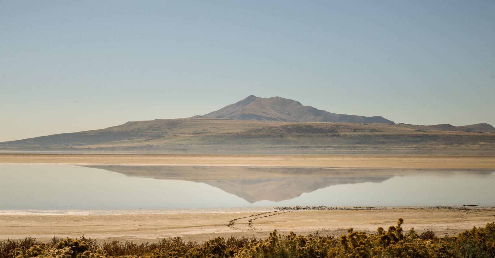 Depuis Antelope Island road 