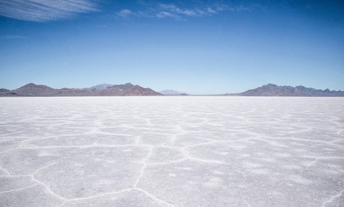 Désert de sel aux Etats-Unis