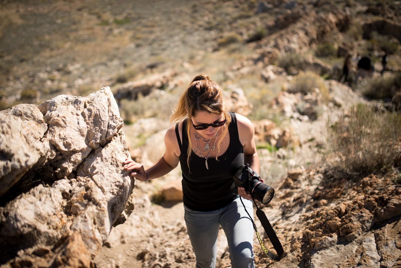 En pleine session photo, dans l'Utah