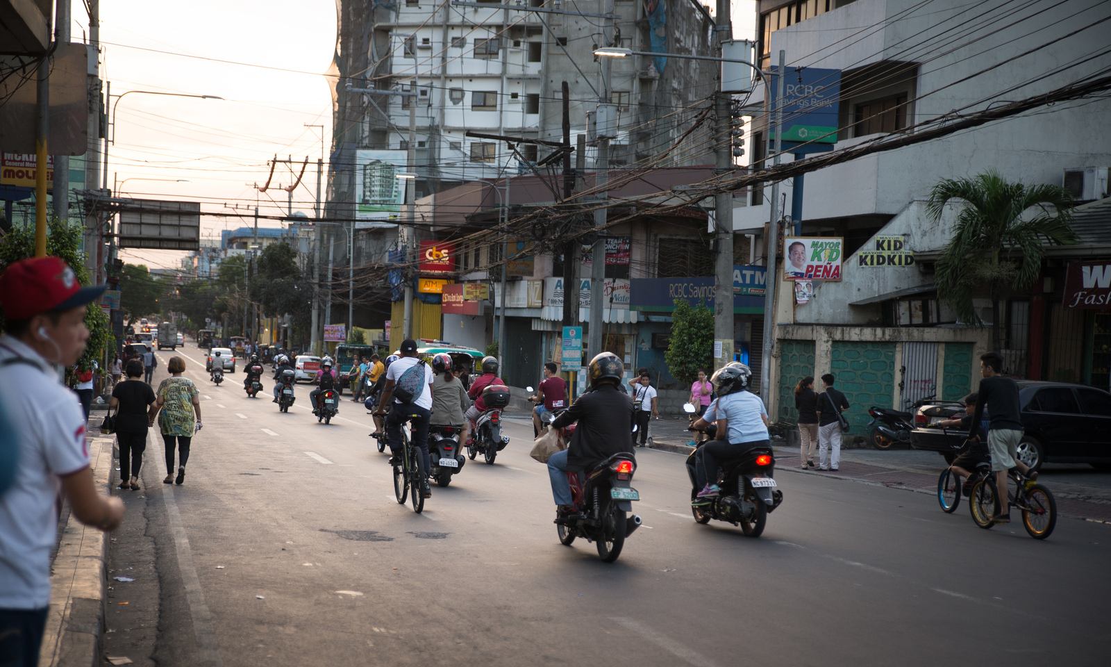 Rue typique de Manille