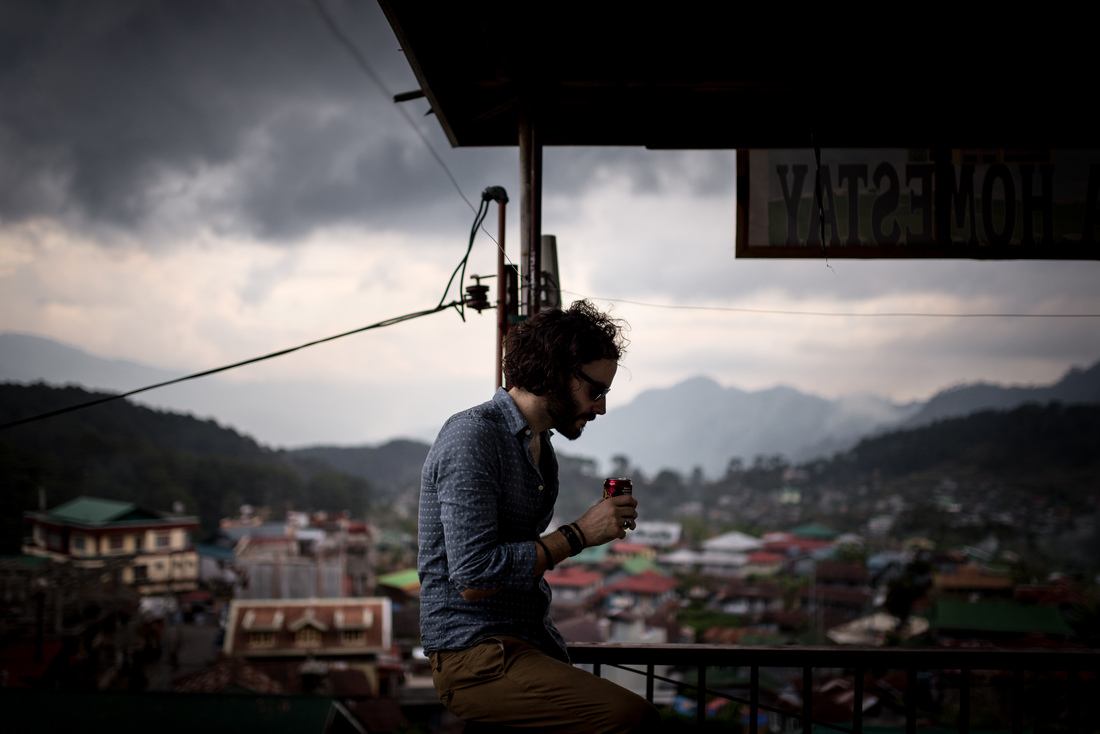 Depuis notre guesthouse