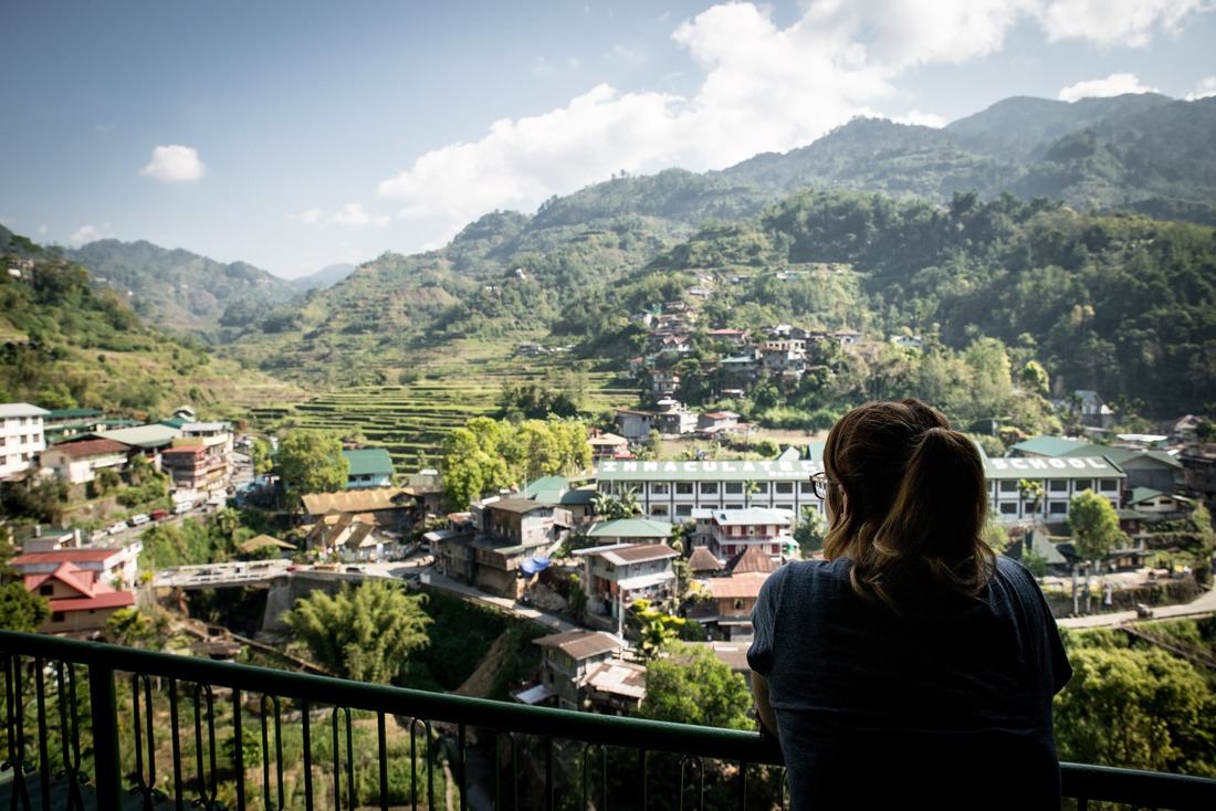 Vue depuis notre hôtel 