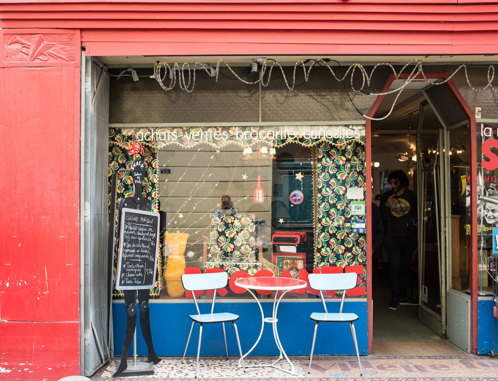 La Rose des vents, brocante - restaurant 