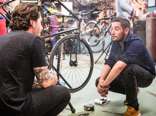 Réparation de vélo chez Guidoline 