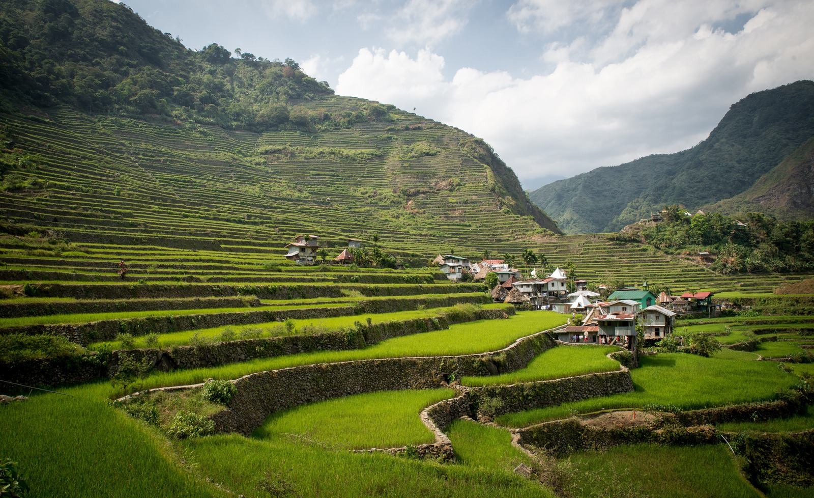 Les rizières et le village de Batad