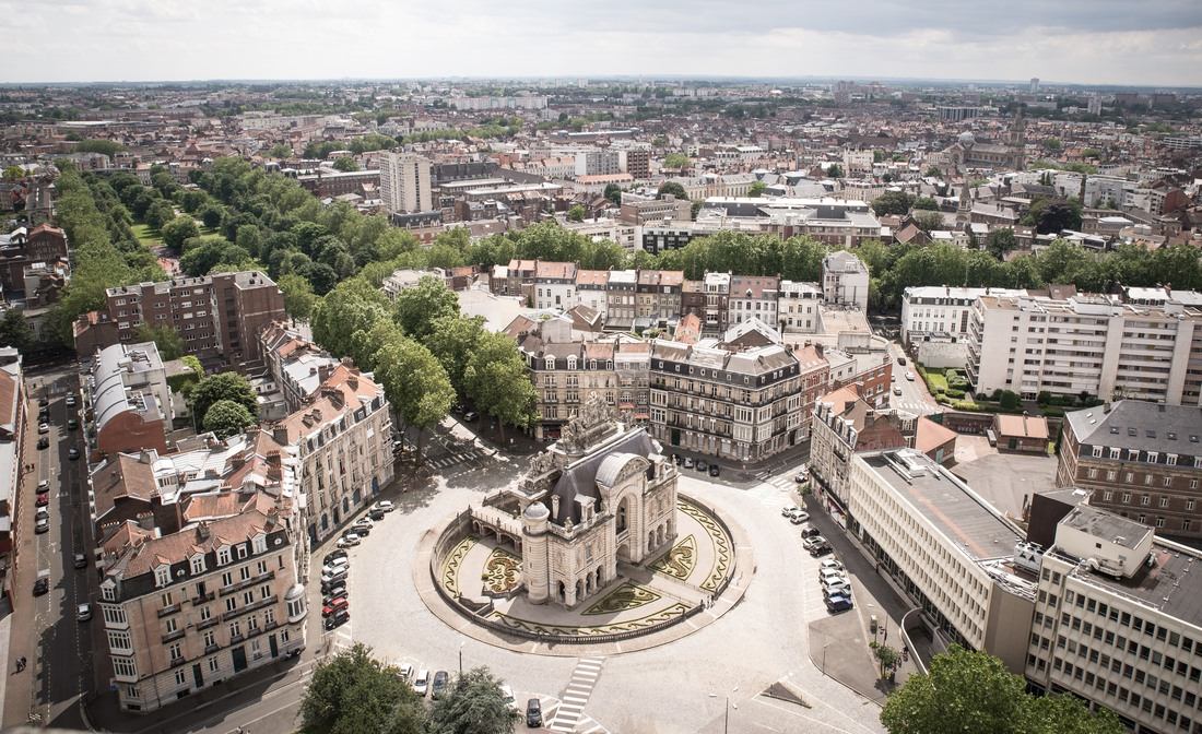 Vue du beffroi de Lille