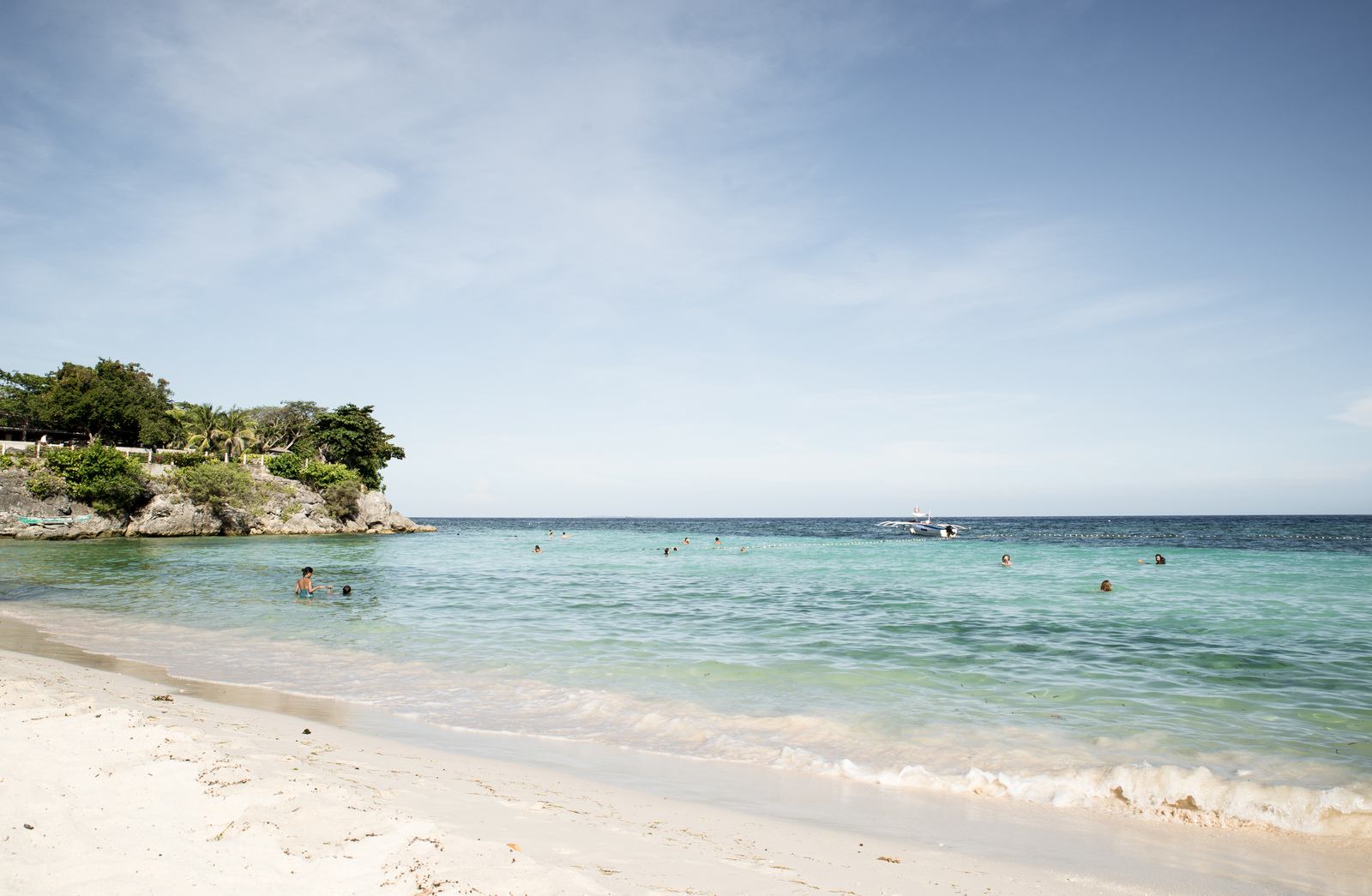 Sable blanc, eau turquoise