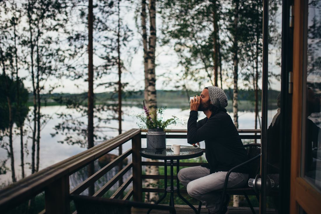 Prendre le temps au bord du lac 