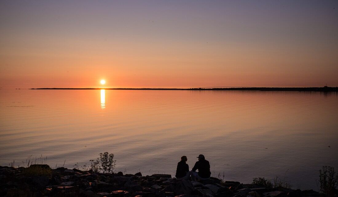Coucher de soleil finlandais 