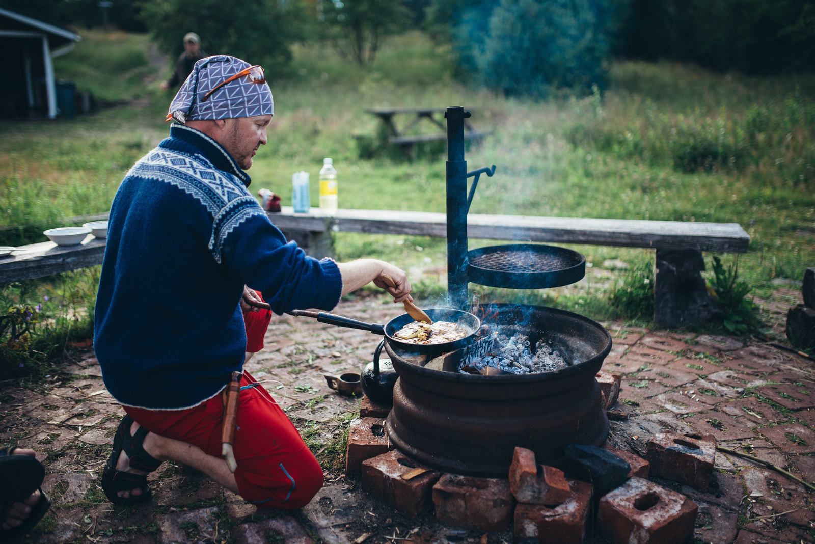 Cuisiner au feu de bois 